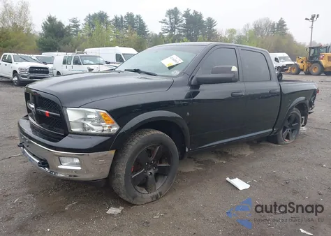 2012 Ram 1500 Slt from USA, damaged, VIN 1C6RD7LT7CS305487